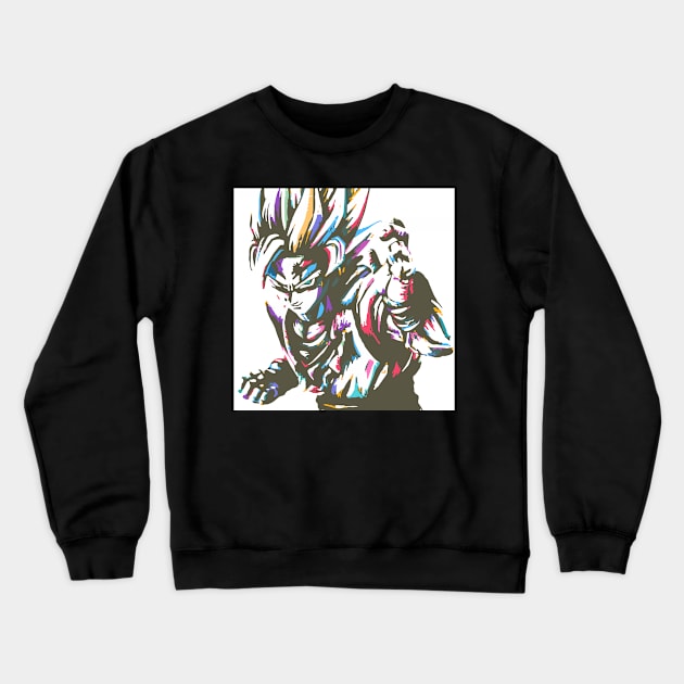 ssj2 goku Crewneck Sweatshirt by BarnawiMT